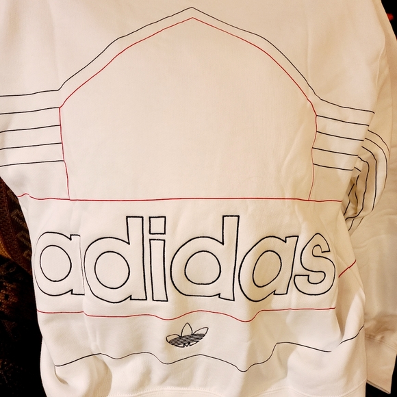 Adidas Rivalry Crewneck Embroidered Sweatshirt - Picture 5 of 7